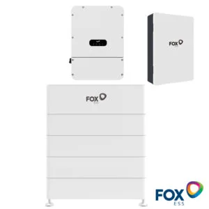Fox ESS Battery Storage System Kit | H1-11.4-US 11.4kW Split-Phase Hybrid Inverter + ECS4000-H4 16kWh High Voltage Battery + Smart Hub G2 / Certificated UL9540